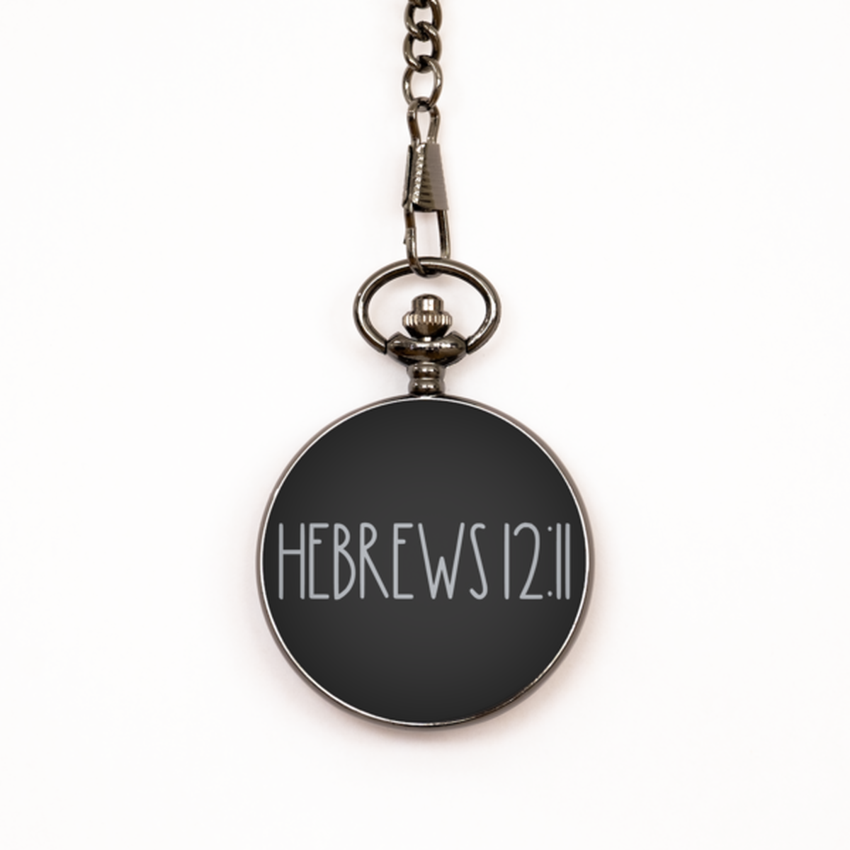 Bible Verse Pocket Watch, Hebrews 12 11 Pocket Watch, Christian Watch for  Men Women, Black Engraved Pocket Watch, Birthday, Christmas Gift – So  Inspiring Gifts